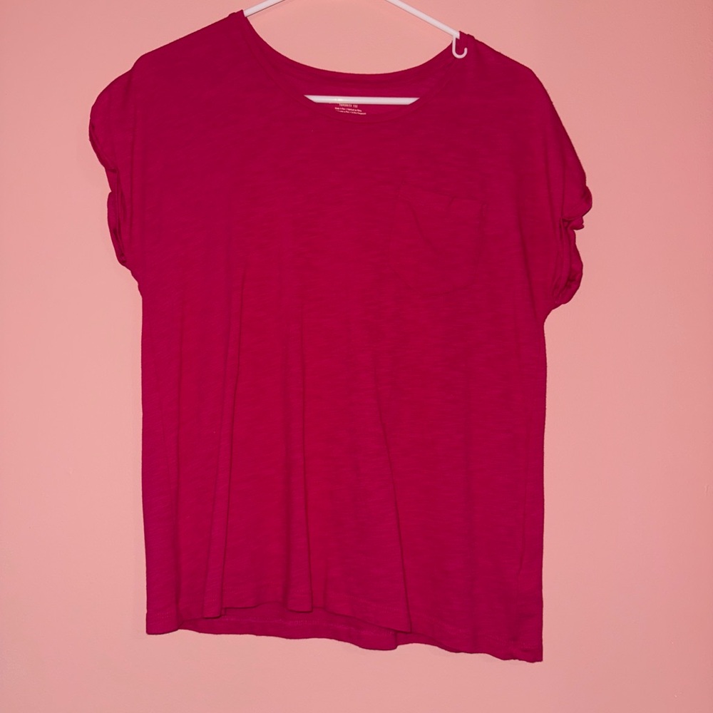 Pink short sleeve